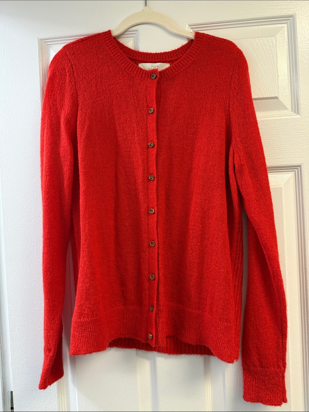 LOFT Red cardigan